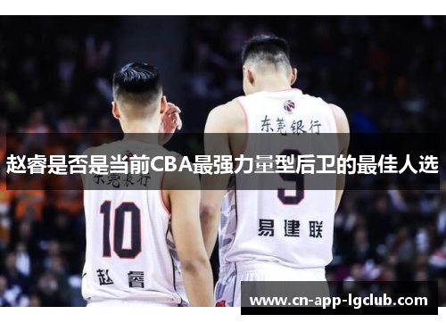 赵睿是否是当前CBA最强力量型后卫的最佳人选